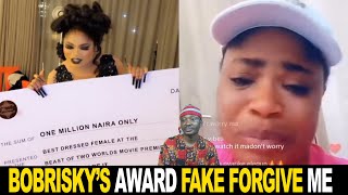 BOBRISKYS AWARD WAS FAKED Please Forgive Me  Movie Producer Cry Out Amid Mass Movie Boycott [upl. by Draillih]