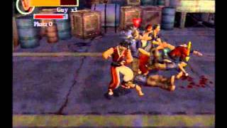 Final Fight Streetwise  Arcade Mode as Guy  Stage 1  Part 2 of 2 [upl. by Eanert]