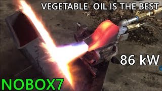 Forge burner waste vegtable oil [upl. by Randa821]