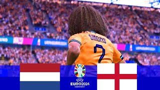 Holanda vs Inglaterra Resumen  EUROCOPA 2024 [upl. by Anaid]