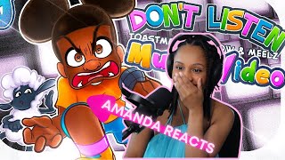 AMANDA singer reacts to Dont Listen by Jakeneutron featuring toastymarshmellow and Meelz [upl. by Ayom]