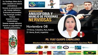 Curso Internacional de Capacitacion en Amaxofobia y enseñanza de Conduccion en Personas nerviosas [upl. by Ahsenav278]