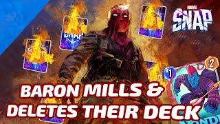 Baron Zemo Mill DELETES THEIR DECK  Marvel SNAP New Card Review amp Deck Highlight [upl. by Florentia]