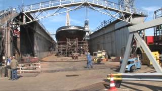 METAMORFOSE  Drydocking Seagoing Historical Tug ELBE 2009 [upl. by Aninay]