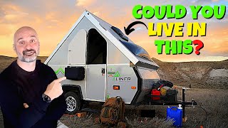 ALINER Camping Travel Trailer Tours Could I FULL TIME RV in an Aliner [upl. by Llorrac]