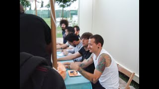 Linkin Park Meetampgreet  Concert Heineken Jamming Festival 2008 Mestre Italy  only pictures [upl. by Stimson172]