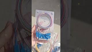 FTTH fiber multimode fiber cable network lineman line [upl. by Lamok]