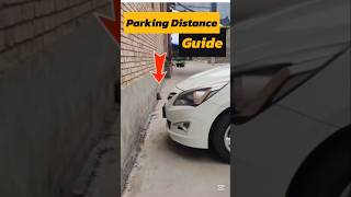 Tips for Parking Your Car with a Safe Distance from the Wall cardrivingtips automobile shorts [upl. by Acsisnarf]