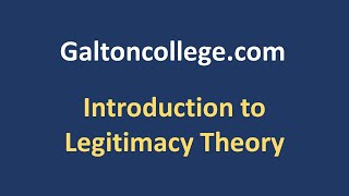 Introduction to Legitimacy Theory [upl. by Launam]