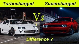 Difference between Turbocharger and Supercharger [upl. by Trescha]