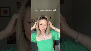 Voluminous Ponytail🤭🌵 hairtok hairstyle updo haircare ponytail hairtutorial [upl. by Thackeray]