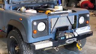 Om606 TURBO Landrover Defender SOUNDS AWSOME [upl. by Eerdua424]