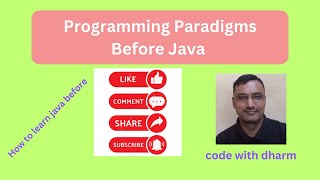 Programming Paradigms before java [upl. by Aed]