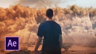 Epic DUST STORM VFX  After Effects Tutorial [upl. by Enialem726]