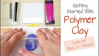 Polymer Clay for Beginners Getting Started  How to Condition amp Mix Clay  Demo Advice amp Tips [upl. by Elexa]