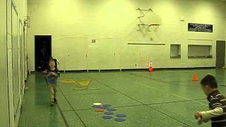 PE WarmUp Game for Easter  Bouncing Bunnies [upl. by Saerdna]