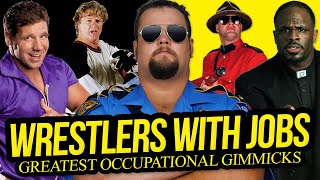 WRESTLERS WITH JOBS  Wrestlings Greatest Occupational Gimmicks [upl. by Nivaj]