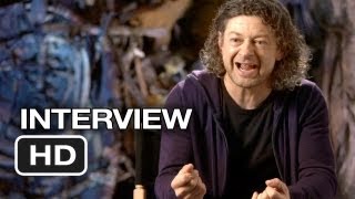 The Hobbit An Unexpected Journey  Andy Serkis Interview  Gollum 2012 HD [upl. by Olnek]