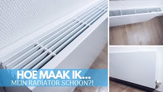 RADIATOR SCHOONMAKEN  Hoe maak ik mijn radiator schoon  Verwarming schoonmaken [upl. by Anett969]