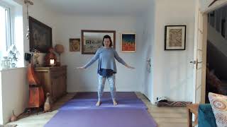 Louise Dennis Yoga Dru Tree of Transformation Sequence [upl. by Zzabahs]