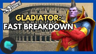 All you need to know about Gladiator  Marvel Strike Force  MSF [upl. by Cullen80]