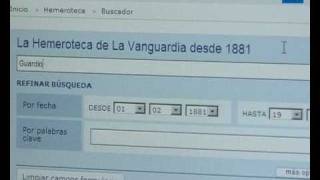 La hemeroteca digitalizada de La Vanguardia bate récords [upl. by Streetman]