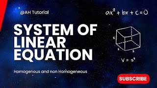 System Of Linear Equations  Matrices  Engineering Mathematics AHTUTORIALS2024 [upl. by Yznel235]