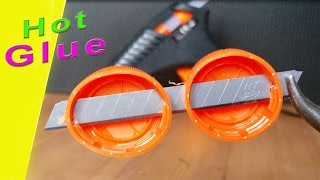 Lifehack Hot Glue Männertragetasche  Anleitung [upl. by Yleik]