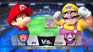 Mario Sports Superstars  Baby MarioBaby Luigi Vs WarioDaisy [upl. by Hallutama]