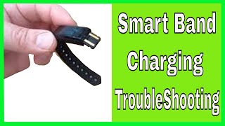 Smart Band How To Charge quotTroubleshooting Guidequot [upl. by Masao]