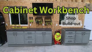 DIY Workbench From Old Cabinets [upl. by Aisor]