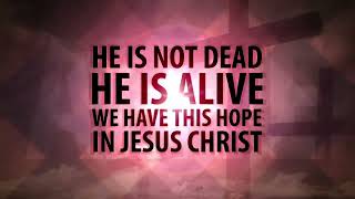 NCC Worship Christ the Lord Is Risen Today He Is Not Dead Lyric Video [upl. by Mayhew]