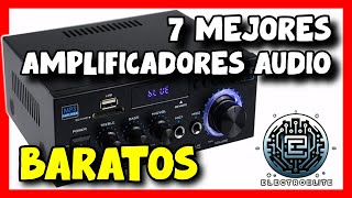 🔊🔥 7 MEJORES Amplificadores de Audio BUENOS y BARATOS de Amazon 2024✅CalidadPrecio Sonido Hifi [upl. by Alyek106]