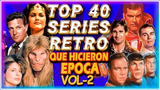 TOP 40 SERIES RETRO 60s 70s y 80s [upl. by Arihaz]