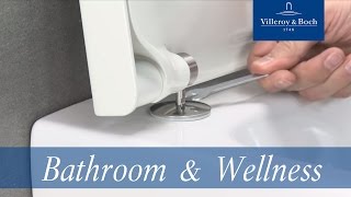 How to install  SupraFix for compact WC  Villeroy amp Boch [upl. by Uttica653]