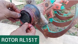 ROTOR RL151T RIGHT SIDE BALL BEARING AND OIL SEAL INSTALLEDREPLACED tractorsampmarine MECHANIC [upl. by Ontina]