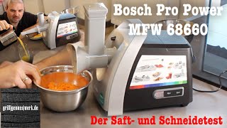 Bosch Pro Power MFW 68660 Rollschneider und Entsafter  Test und Fazit Teil 3 [upl. by Feltie390]