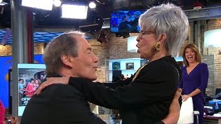 Rita Moreno serenades Charlie Rose for his 75th birthday [upl. by Nolyak480]