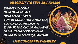 Nusrat Fateh Ali Khan Qawwal  Live Concert in Wembley  1993 [upl. by Stahl]