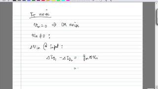 10  Noise in Common Drain cascode amp Differential pairs Systematic mismatch [upl. by Kirat515]