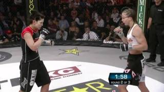 Gina Carano vs Kaitlin Young HD EliteXC [upl. by Stinson]