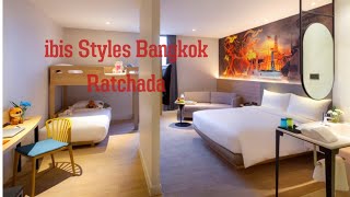 ibis Styles Bangkok Ratchada Room family [upl. by Hsan]