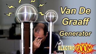 Building a Van De Graaff HIGH VOLTAGE Generator [upl. by Ridglea]