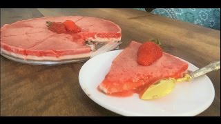 RIMS COOK  Gâteau aux fraises et aux yaourts façon bavarois [upl. by Erdnoed]