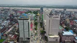 Yangon City  Myanmar [upl. by Einnaf]