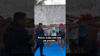 Capitão pitomba acaba com briga de rua dentro do presídio [upl. by Acsicnarf]