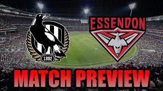 Essendon v Collingwood Round Seventeen Prediction  Preview [upl. by Vilhelmina]