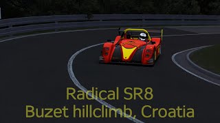 Radical SR8  Buzetski Dani  hillclimbracing assettocorsa [upl. by Kramnhoj253]