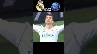 Real Madrid vs Paris Saint Germain 21 Goals shorts football highlights [upl. by Chevy]