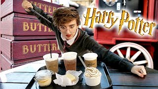 Trying All the Butterbeer at the Wizarding World of Harry Potter [upl. by Ynnol665]